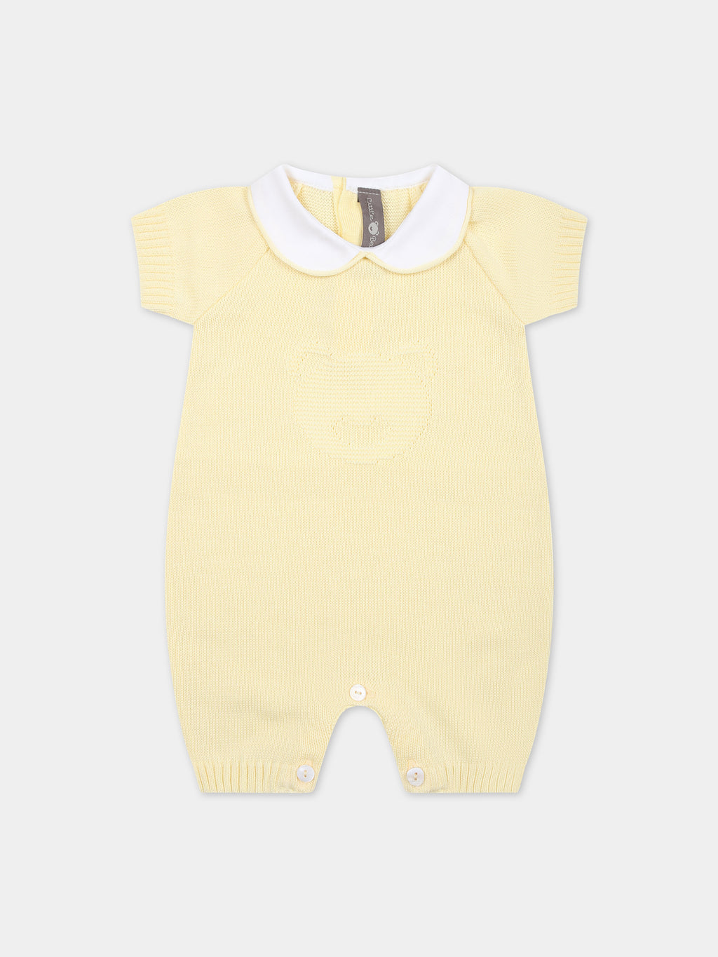 Pagliaccetto giallo per neonati